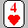 four of hearts