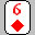 six of diamonds